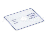 44030 Henny Penny Decal-Hcw-Kfc Water Control