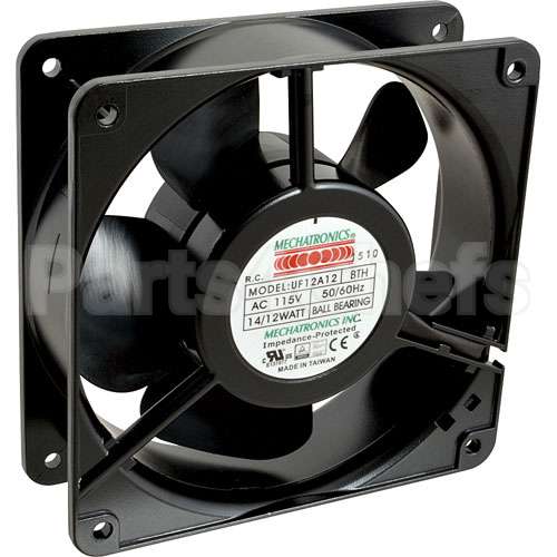 44495 Compatible Wells Fan, Axial(120V, 4-3/4"Sq)