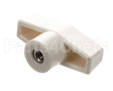 45-01286 Master-Bilt Knob, 1/4-20, White Plastic Tw