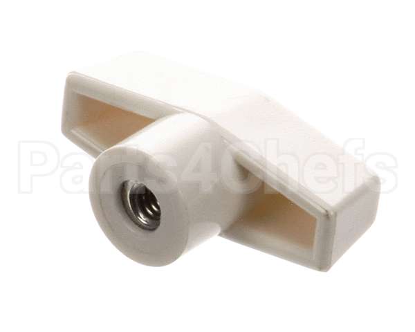 45-01286 Master-Bilt Knob, 1/4-20, White Plastic Tw