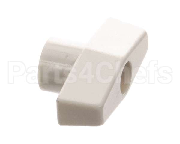 45-01286 Master-Bilt Knob, 1/4-20, White Plastic Tw