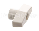 45-01286 Master-Bilt Knob, 1/4-20, White Plastic Tw