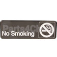 4513 Compatible Traex Sign, No Smoking, Black, 3X9"
