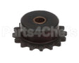 45148 Giles Sprocket, Idler, Brass
