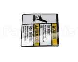 45164 Power Soak Systems Label Caution Hot Water