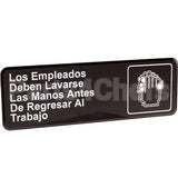 4531 Compatible Traex Sign, Wash Hands, In Spanish