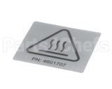 4601707 Garland Label - Iso Caution Hot