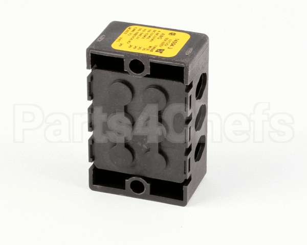 4622 Nieco Terminal Block, 3 Pole, 90 Amp, 600V