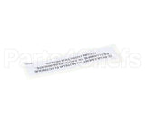 46754 Henny Penny Label-Elec.mtr French