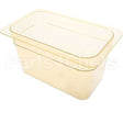46HP(150) Compatible Cambro Pan, Food, H-Pan, 1/4, 6"D, Amber