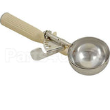 47141 Compatible Vollrath Disher #10 Ivory Hndl 3 1/4 Oz Hd