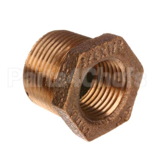 4730-002-56-27 Jackson Bushing, Hex 3/4M To 1/2F Brass