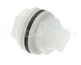 4730-609-05-00 Jackson Plug Bulkhead W/Gasket Plastic Soli