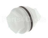 4730-609-05-00 Jackson Plug Bulkhead W/Gasket Plastic Soli
