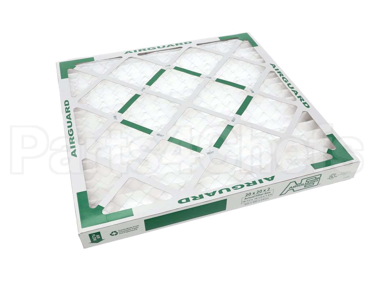 474071 Accurex Fl,Pltd,20X20X2,Merv 8,Hc,Wb