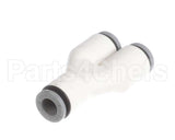 47565.0000 Bunn Divider, Two Way 5/32 Tube Push To Conn