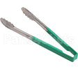 4781270 Compatible Vollrath Tong Green/Ss 12 In Scallop Grip