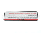 48389 Nemco Label, Notice, 6625
