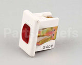 4908 Blodgett Light, Ind. 250V Red Pilot