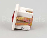 4908 Blodgett Light, Ind. 250V Red Pilot