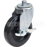 497002-2 Compatible Hobart Caster, Stem, W/Brk, 5", 3/4"