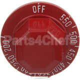 498086-7 Compatible Hobart Dial, Thermostat, Red, 200-550F
