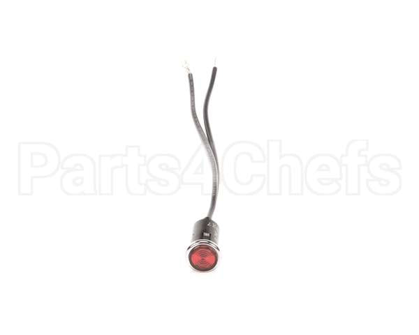 50-0030 Nu-Vu Light,Pilot,250V,Red Lexan