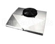 50-040 Continental Refrigeration Fan Panel Assy Black Fan Guard With 4-14