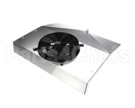 50-040 Continental Refrigeration Fan Panel Assy Black Fan Guard With 4-14