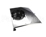 50-040 Continental Refrigeration Fan Panel Assy Black Fan Guard With 4-14