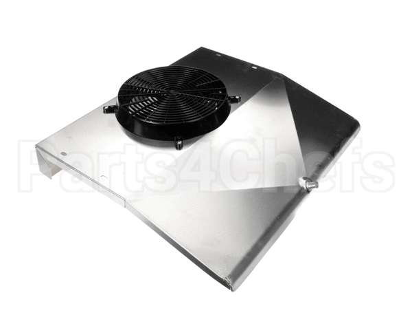 50-040 Continental Refrigeration Fan Panel Assy Black Fan Guard With 4-14