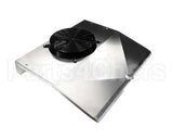 50-040 Continental Refrigeration Fan Panel Assy Black Fan Guard With 4-14