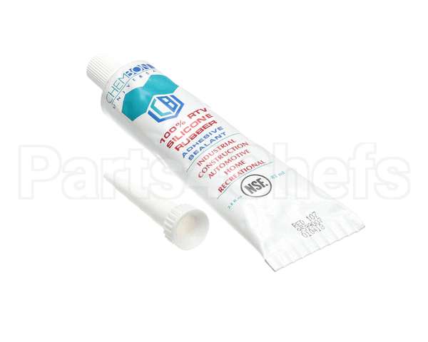 50-0442 Nu-Vu Silicone, High Temp, Rtv, 3 Oz