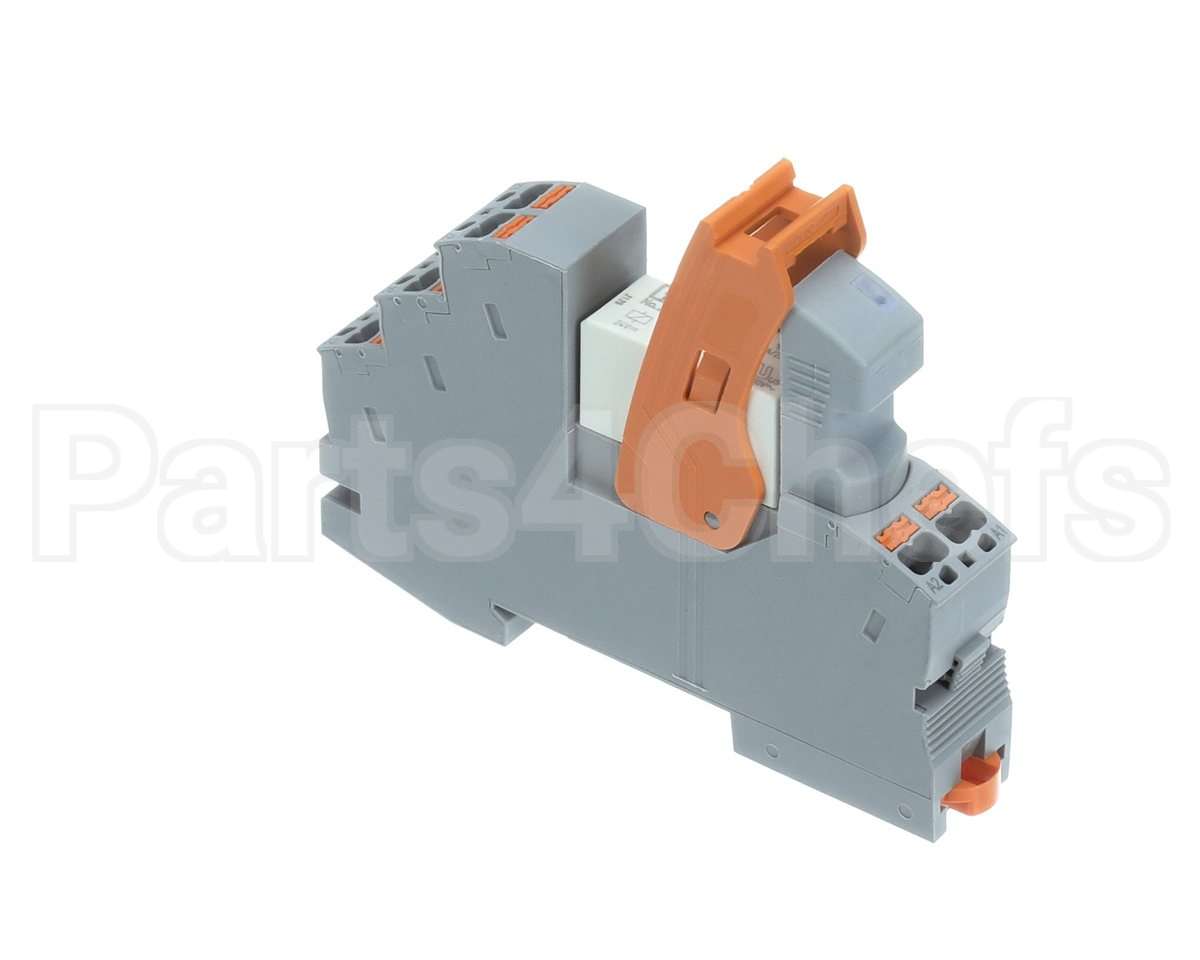 50-1596 Nu-Vu Relay Module,Dpdt,8A,24Vdc