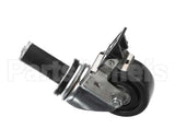 5004572 Quality Industries Caster 3'' Stem,Swivel W/Brake