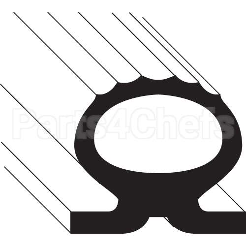 50201001 Compatible Revent Gasket, Door (1 Meter)