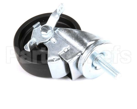 50205 Continental Refrigeration Caster, Stem (4 W/ Brake) (5Total Hgt)