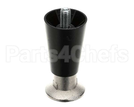 50206 Continental Refrigeration Legs, 4" Black (Adjustable Up To 5-1/4")