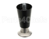 50206 Continental Refrigeration Legs, 4" Black (Adjustable Up To 5-1/4")