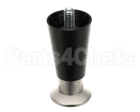 50206 Continental Refrigeration Legs, 4" Black (Adjustable Up To 5-1/4")