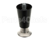 50206 Continental Refrigeration Legs, 4" Black (Adjustable Up To 5-1/4")
