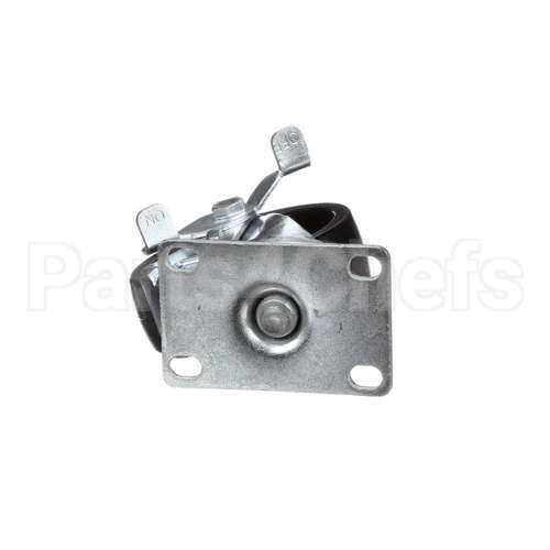 50212 Continental Refrigeration Caster, Flat Plate (4" W/ Brake) (5-1/8"
