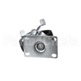 50212 Continental Refrigeration Caster, Flat Plate (4" W/ Brake) (5-1/8"