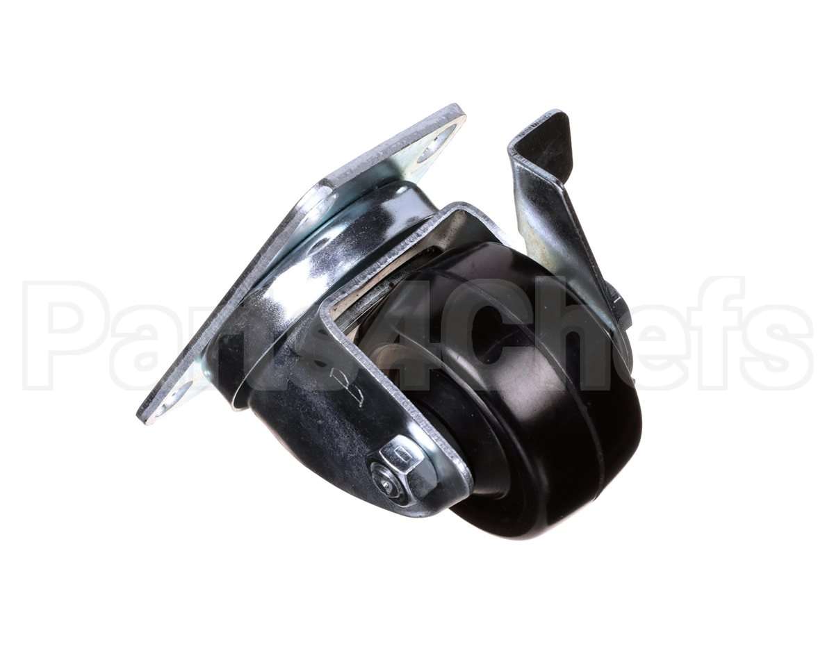 50232 Continental Refrigeration Caster, Flat Plate (2-1/2" W/Brake) (3-1