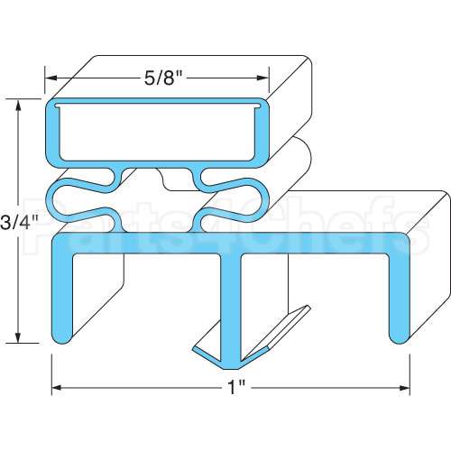 50907001 Compatible Victory Door Gasket 23" X57-3/4"