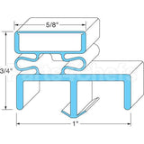 50907001 Compatible Victory Door Gasket 23" X57-3/4"