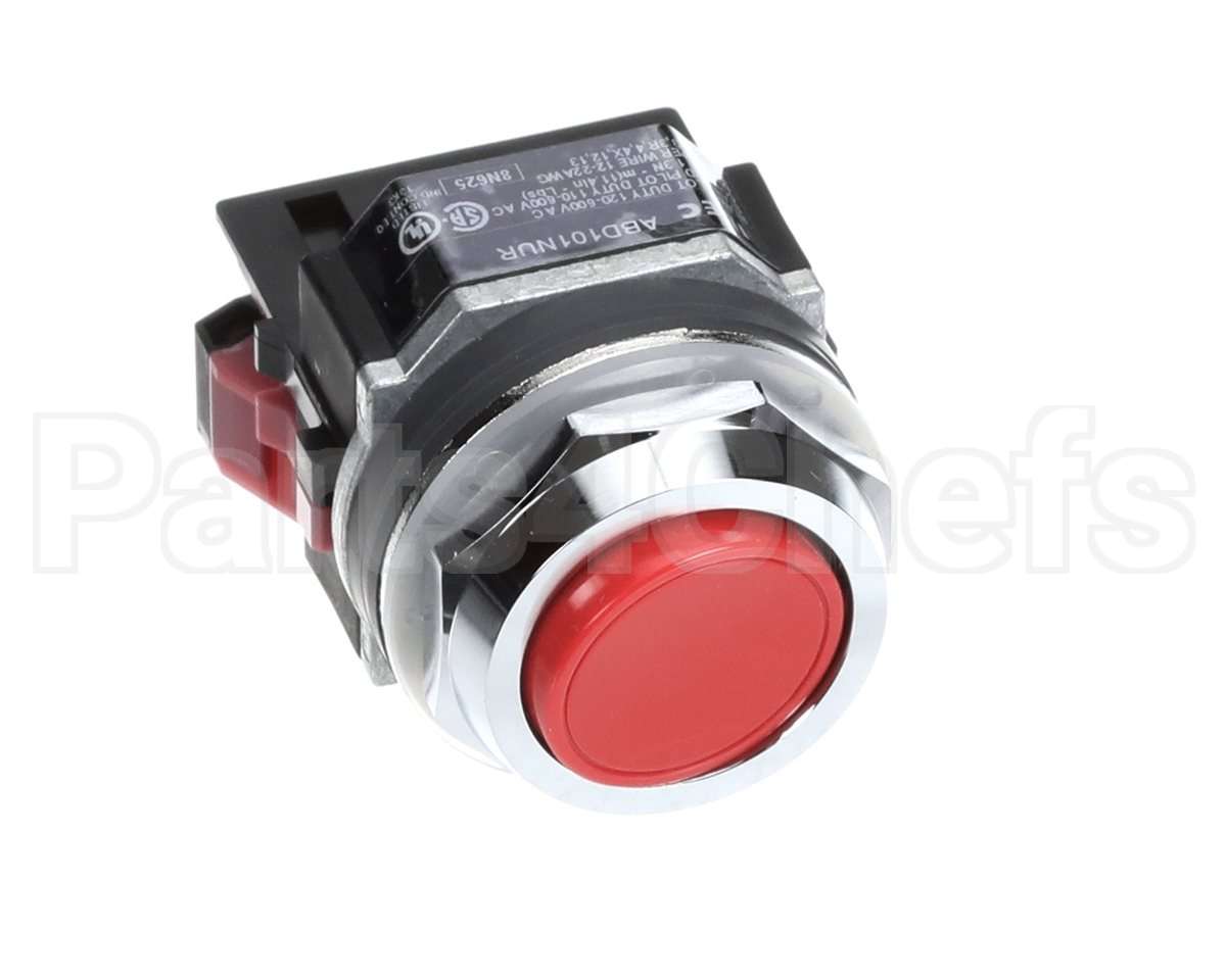 511-5269 Lvo Red Push Button -Nc Contact