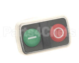 51362 Rondo Push Botton Red/Green With Rubber Cover