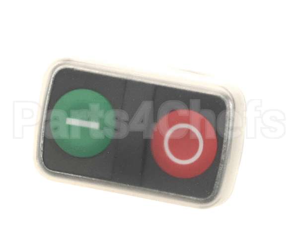 51362 Rondo Push Botton Red/Green With Rubber Cover