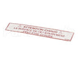 51990 Henny Penny Label-Warning Hot (French)